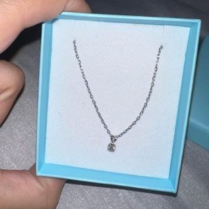 1/4 carat Diamond white gold necklace brand new